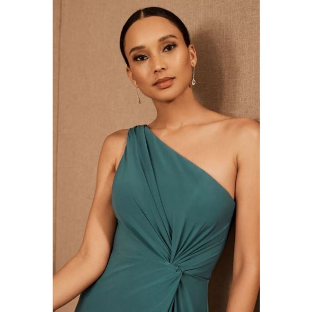 BHLDN Brixen Dress Dark Emerald - Size 16 - Picture 4 of 12
